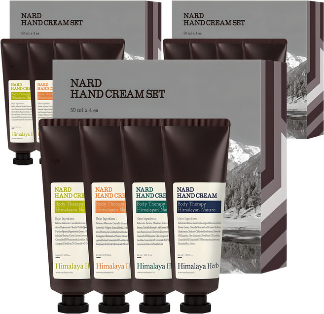 나드 핸드크림 라벤더 머스크 + 티트리 로즈마리 + 레몬 민트 + 탠저린 유칼립투스 세트, 50ml, 3개