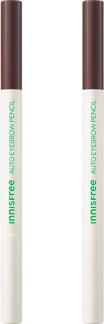 이니스프리 납작 아이브로우 펜슬 0.3g, 5 에스프레소 브라운, 2개