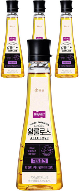 TRUSWEET 低卡阿洛酮糖漿, 700g, 4瓶