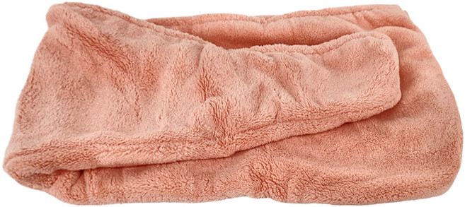 超吸水乾髮帽 Set 3入 柔軟珊瑚絨, 嫣紅色, 1包