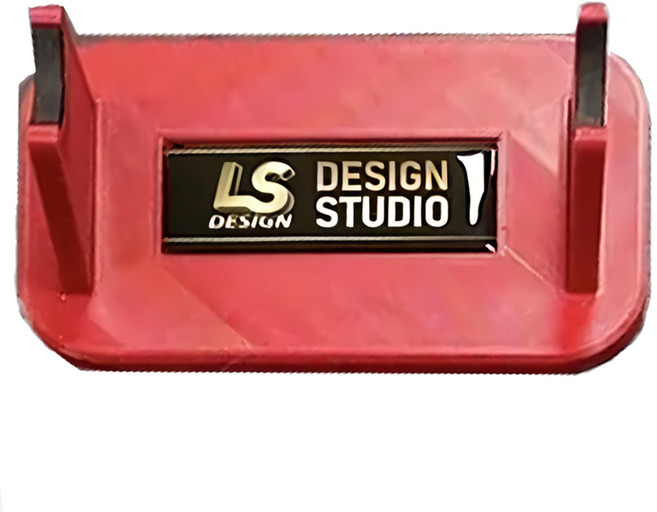 LS Design 強力磁吸 架竿器 蝦竿 置竿架 竿架 釣竿架 撐竿器 靠桿 防滑 釣魚 釣蝦 泰國蝦, 紅色