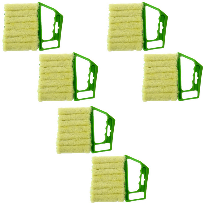 모던모어 다용도 블라인드 청소솔, 그린, 6개