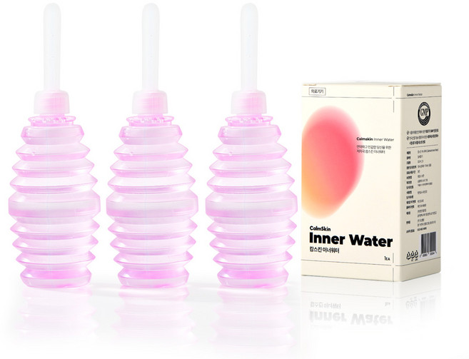 캄스킨 이너워터 일회용 질세정기, 110ml, 3개