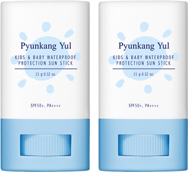 Pyunkang Yul 扁康率 兒童與嬰兒 防水防護防曬棒 SPF50+ PA++++, 2個, 15g