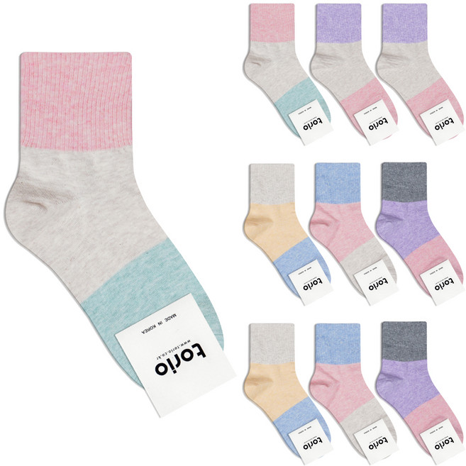 박군 여성용 메이 양말 10p 세트