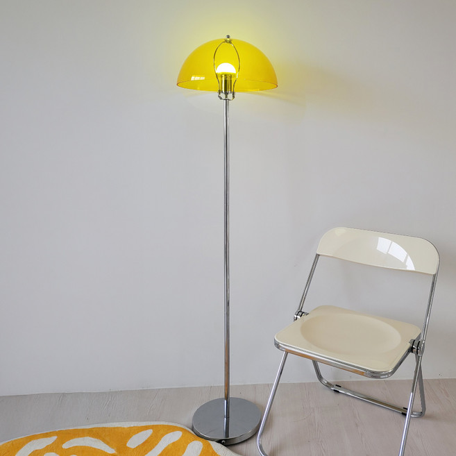 LENA ENERGY LED 壓克力蘑菇長立燈 150cm, 黃色