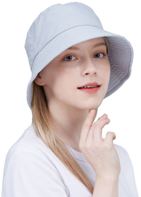 썬글레이드 레인 스포츠 방수 버킷햇, 그레이