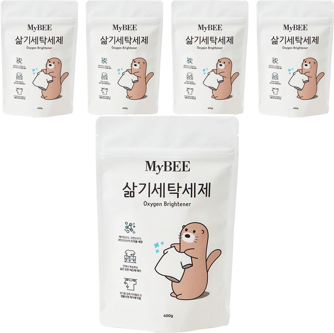 마이비 삶기 세탁세제 리필, 5개, 400g