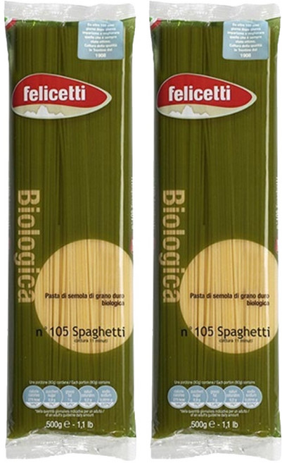 펠리체티 유기농 스파게티, 500g, 2개