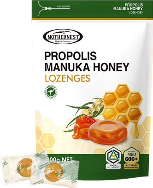마더네스트 프로폴리스 마누카허니 로젠지스 캔디, 300g, 1개