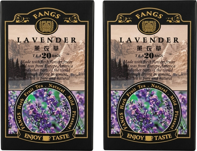 FANGS 方氏 薰衣草 茶包, 1.5g, 20包, 2盒