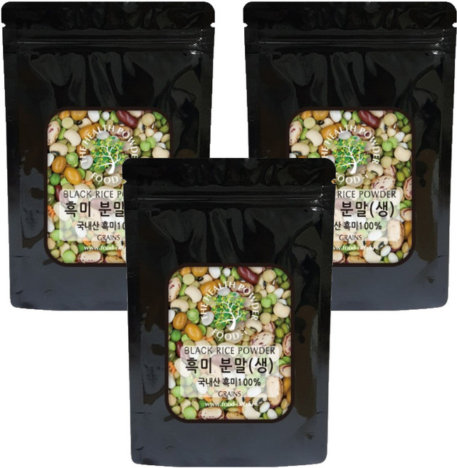 Foodi 韓國產黑米粉, 200g, 3個