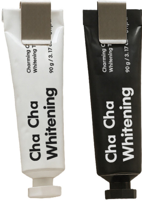 홈튜디오 무타공 접착식 스텐 치약 걸이 2p + 양면테이프 세트, 실버, 1세트