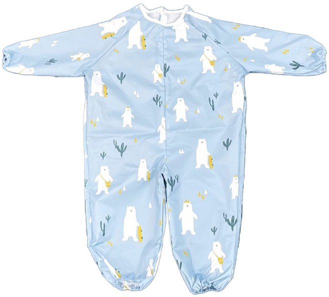 바니키즈 유아용 전신 미술 가운, 베어