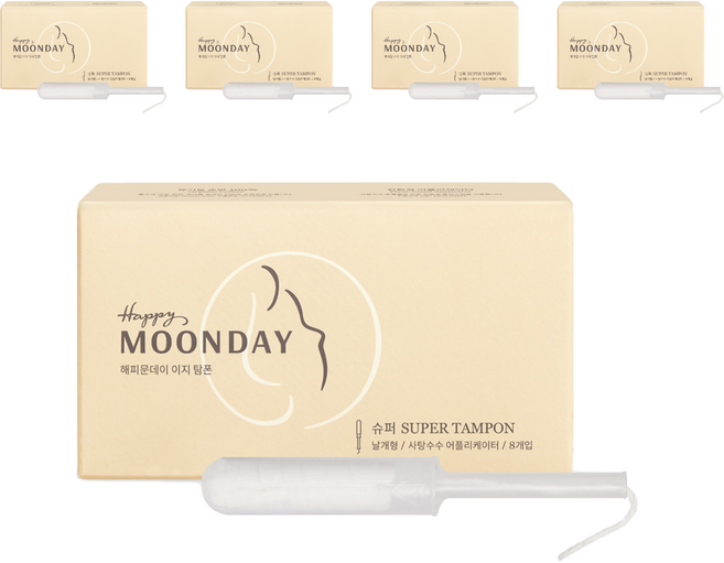 해피문데이 이지 탐폰, 슈퍼, 8개입, 5개