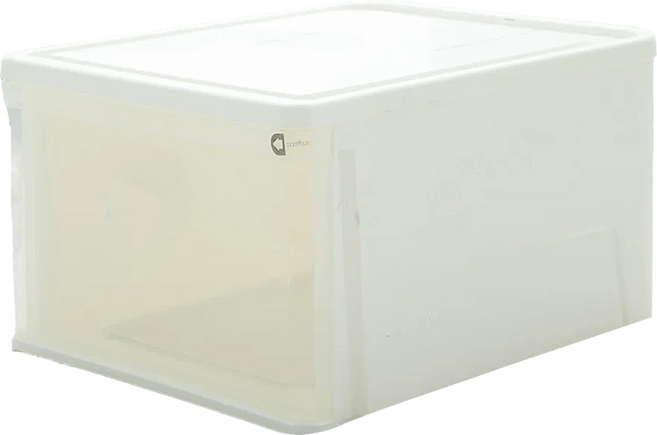 KEYWAY 聯府 愛家抽屜整理箱 45L, 1個, 透明色 + 白色