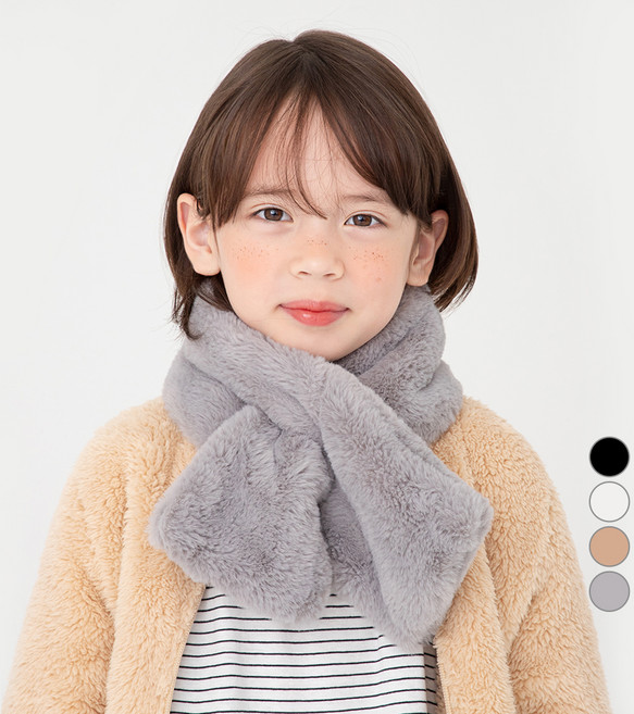 베이스알파에센셜 아동용 보들보들 소프트 머플러