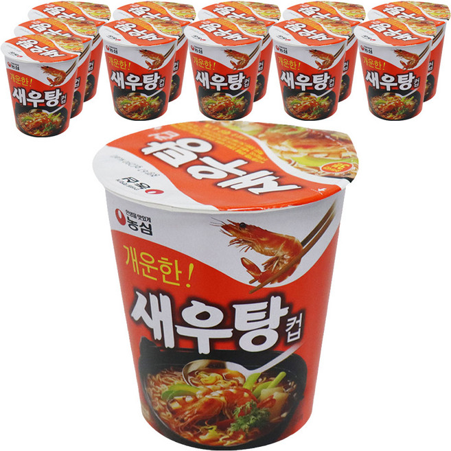 새우탕 컵 67g, 12개