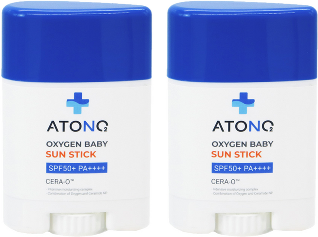 아토앤오투 옥시젠 베이비 선스틱 SPF50+ PA++++, 20g, 2개