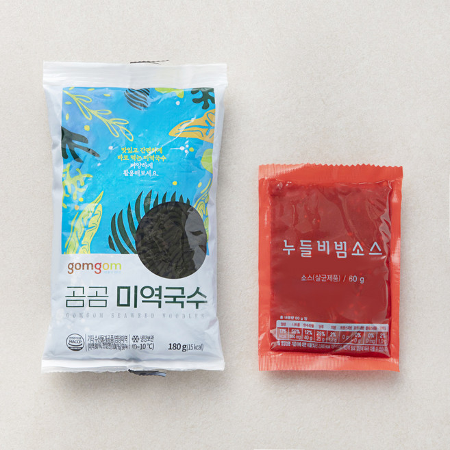 곰곰 미역국수 + 비빔소스, 1.44kg, 1세트