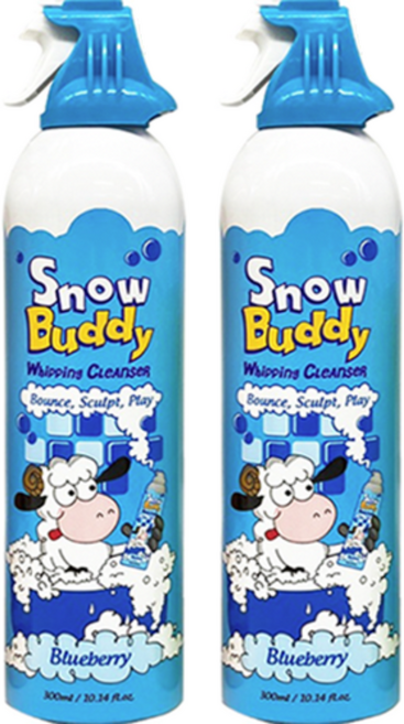 스노우버디 휘핑클렌저 블루베리, 300ml, 2개