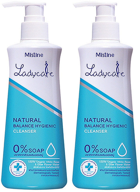 MISTINE 私密處保養清潔乳 接骨木花萃取 + 白玫瑰純露, 200ml, 2瓶