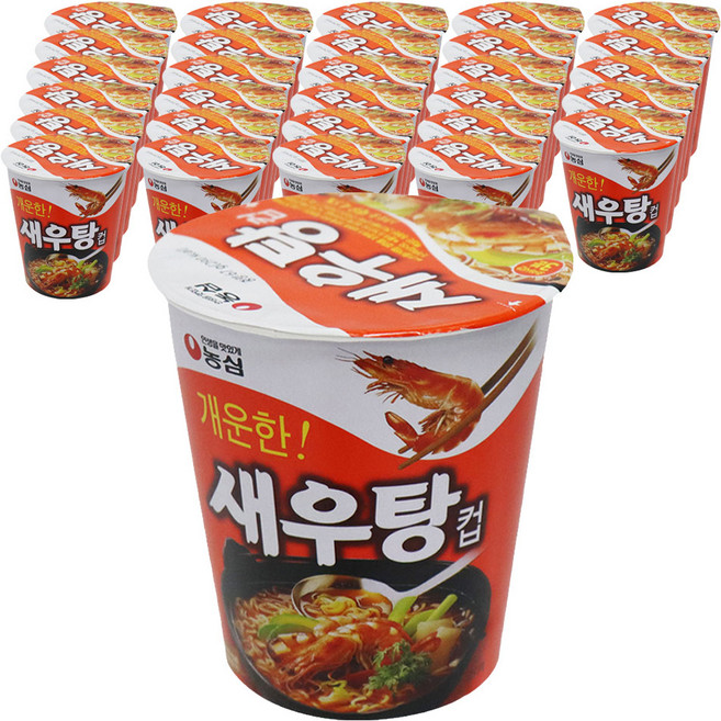 농심 새우탕컵 67g, 30개