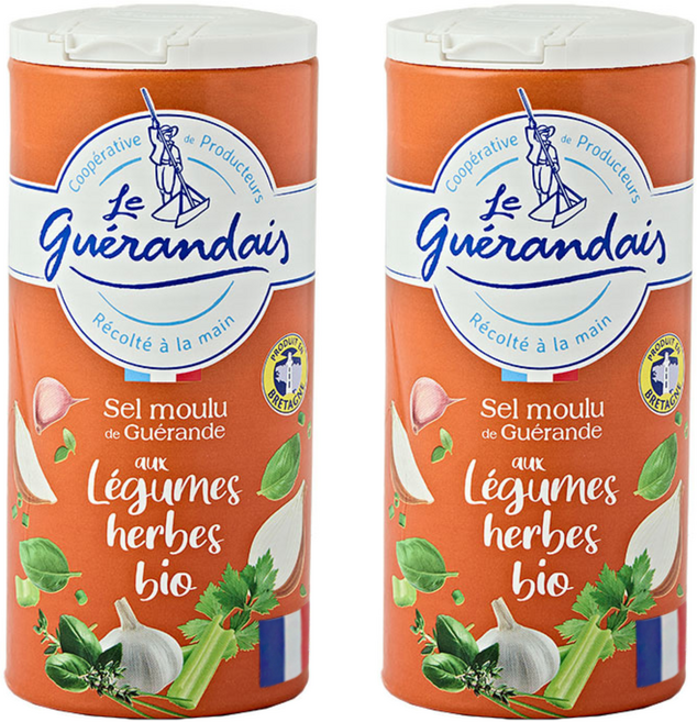 르 게랑드 레귐 허브 솔트, 250g, 2개