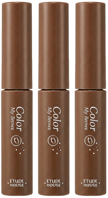 ETUDE 眉飛色舞染眉膏 4.5g, 04 NaturalBrown, 3個