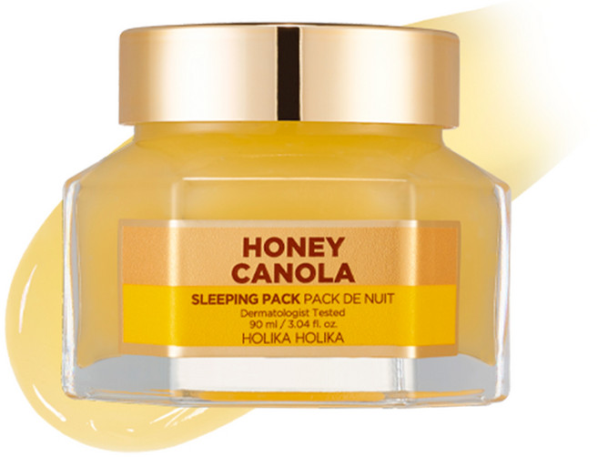 홀리카홀리카 꿀피부 슬리핑팩 카놀라꿀, 90ml, 1개