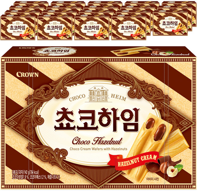 CROWN Chocohaim, 142g, 20個