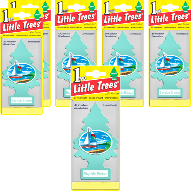 Little Trees 小樹香片 香氛卡, 海灣微風, 7g, 6片