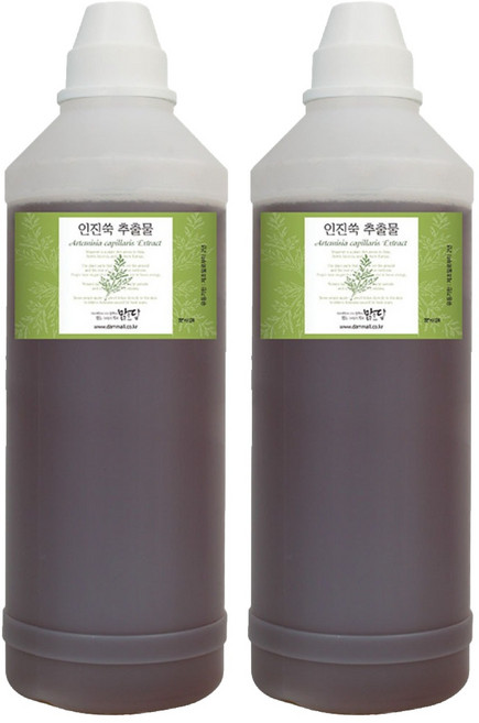 맑을담 인진쑥 추출물 뷰티소품 1L, 2개