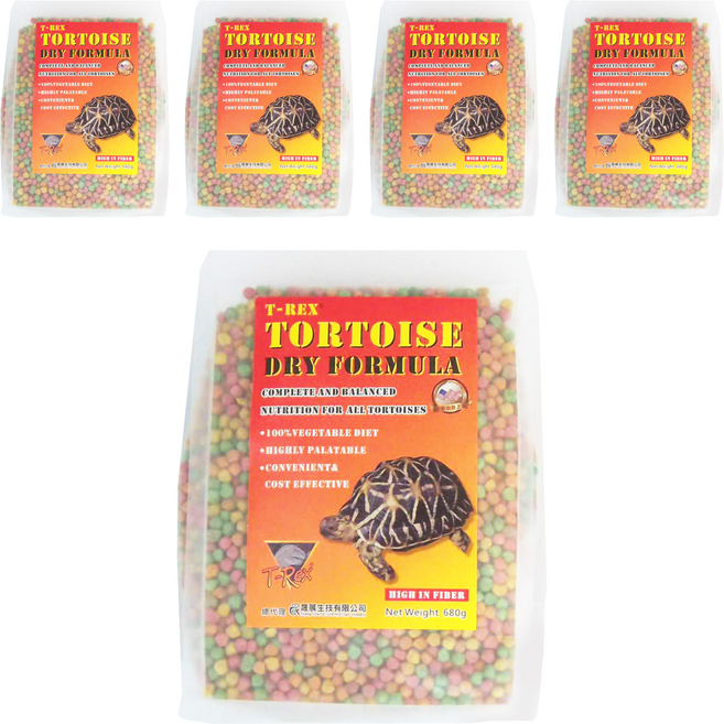 T-Rex Pet 陸龜專用飼料, 680g, 5包