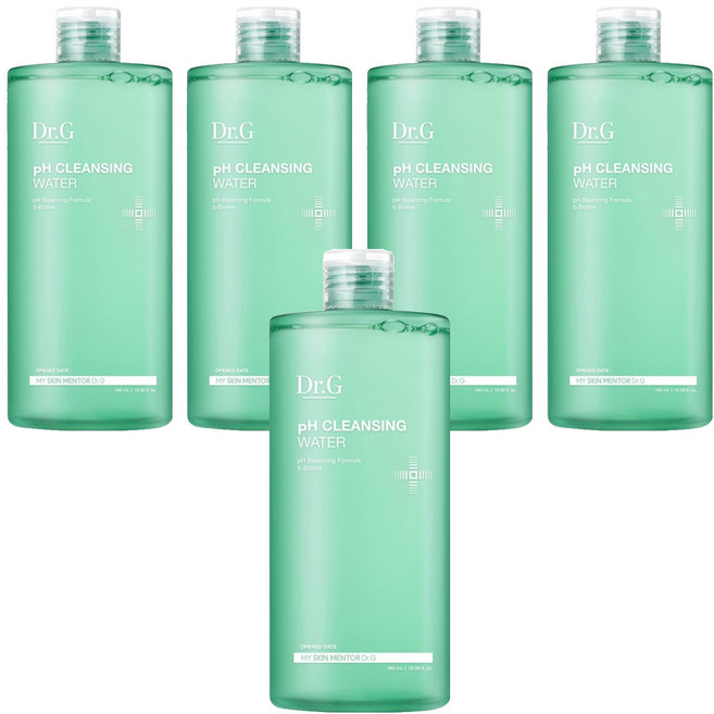 닥터지 약산성 클렌징 워터, 490ml, 5개