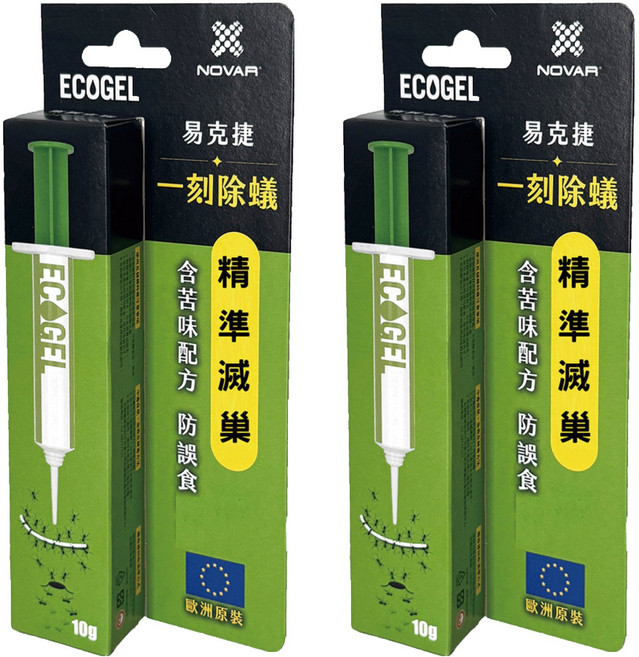 ECOGEL 易克捷 除蟻餌膠, 10g, 2個