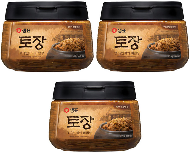 샘표 토장, 1.9kg, 3개