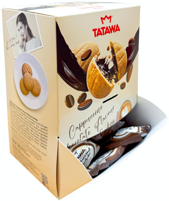 타타와 카푸치노 초콜릿맛 필링 쿠키 50p, 500g, 1개