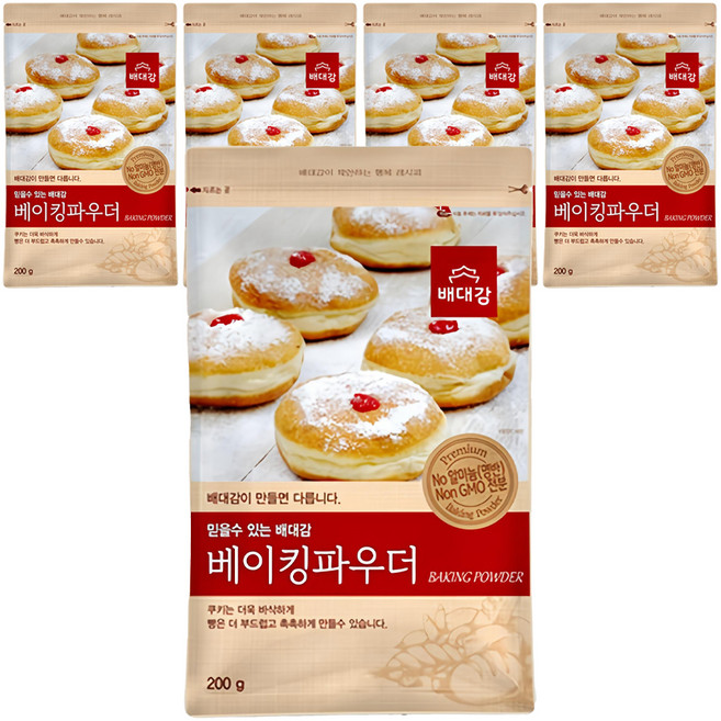 배대감 베이킹 파우더, 200g, 5개