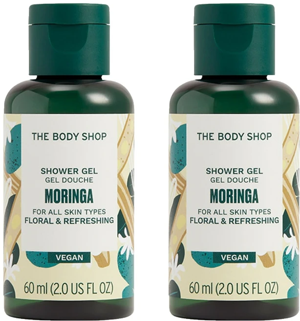 더바디샵 샤워젤 모링가, 60ml, 2개 - 쿠팡