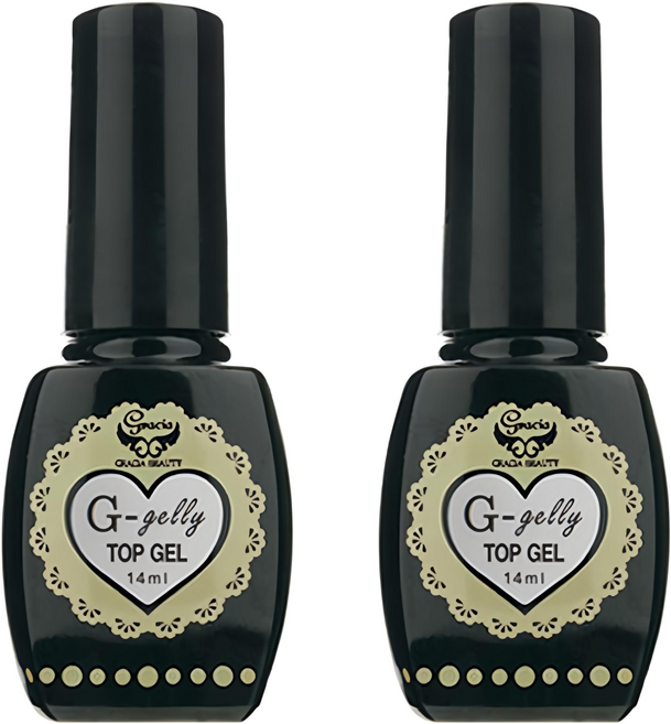 gracia Giselle Top Gel, 14ml, 2個, 單一顏色