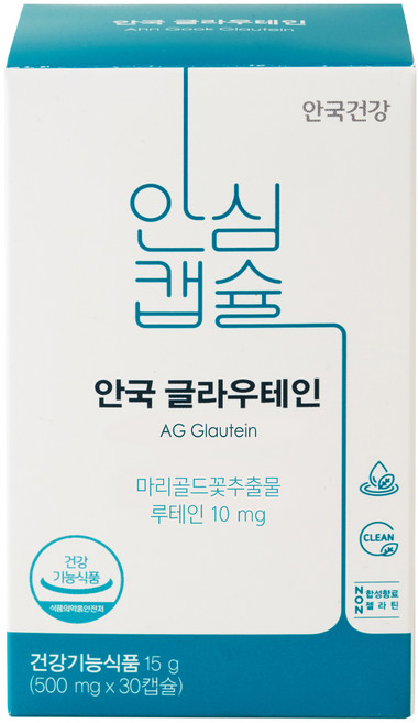 안국건강 안심캡슐 안국 글라우테인, 30정, 1개