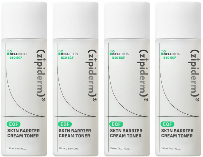 셀트리온 지피덤 이지에프 스킨 베리어 크림 토너, 4개, 150ml