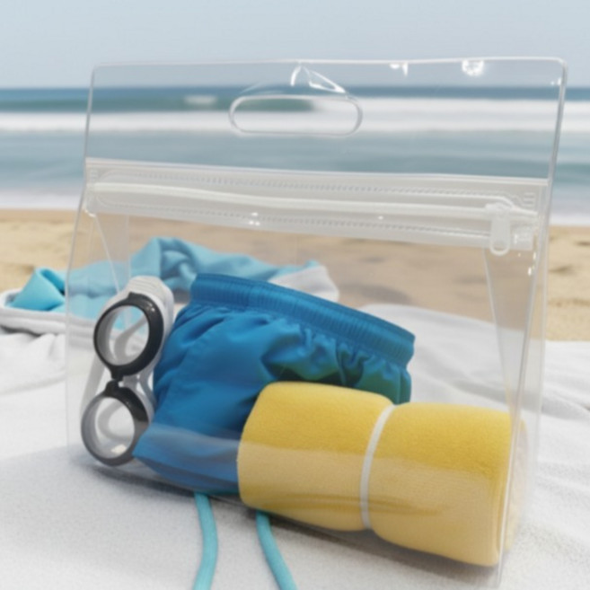 라라데이 다용도 휴대용 방수 파우치, 투명