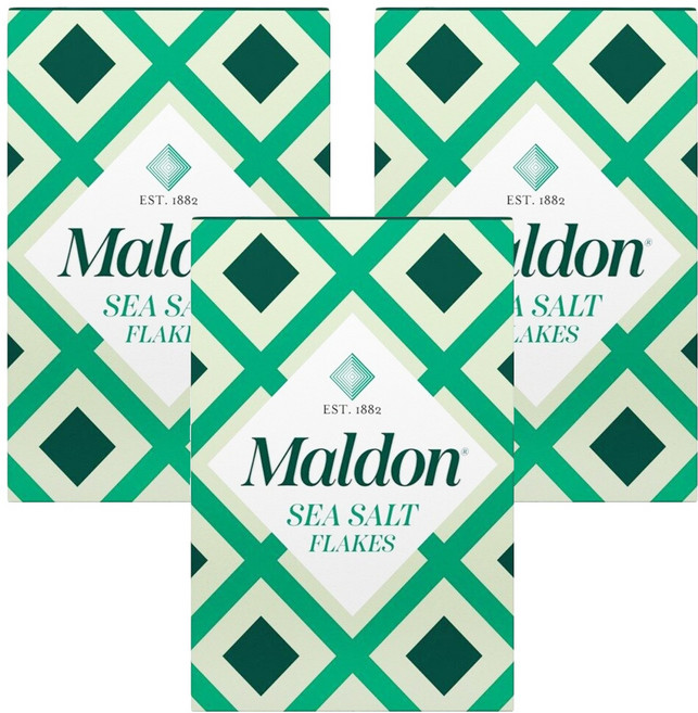 Maldon 馬爾頓 天然海鹽, 125g, 3盒