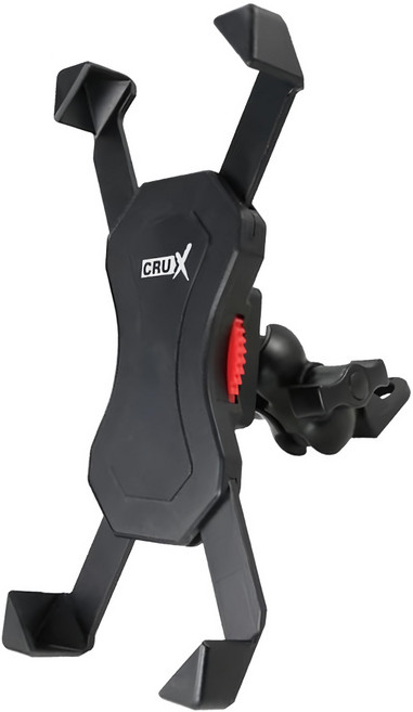 台灣 CRUX 四爪手機架 機車後照鏡用 RXMB-03, 黑色, 1個