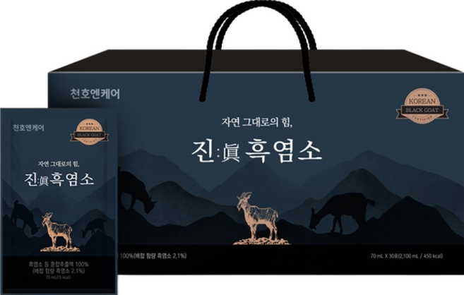 천호엔케어 진 흑염소 30p, 2.1L, 1박스