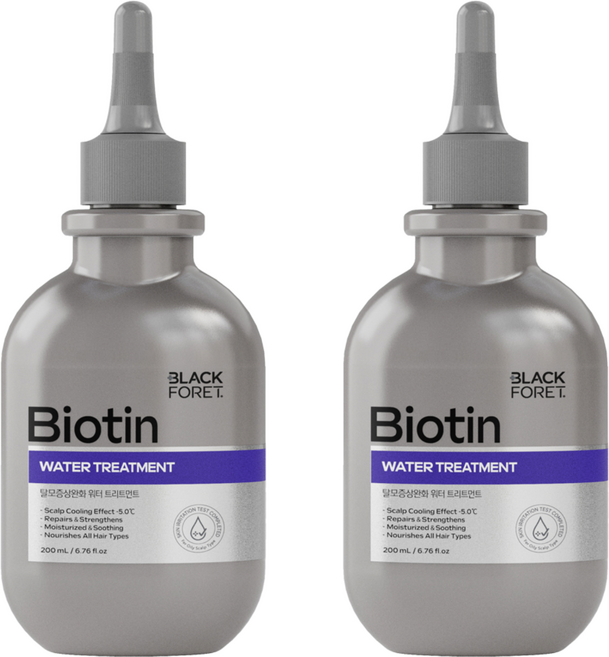 블랙포레 비오틴 워터 트리트먼트, 200ml, 2개