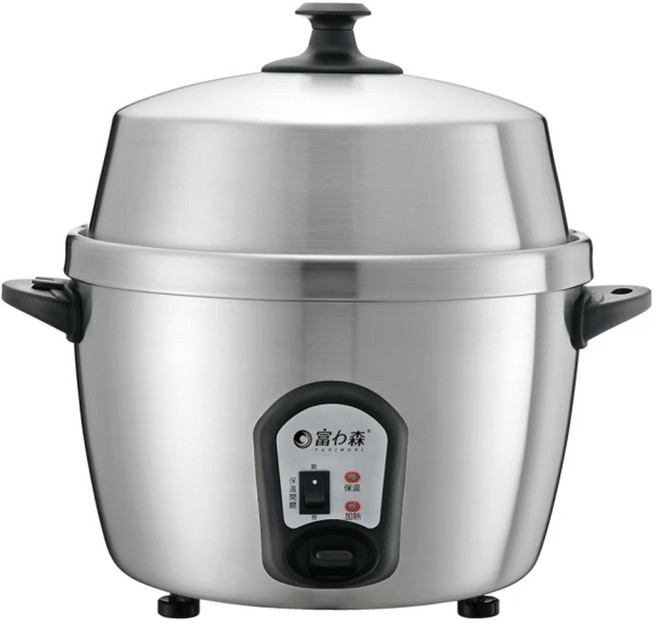 FURIMORI 富力森 頂級316不鏽鋼分離式電鍋 35 x 35 x 32.8cm, FU-P811, 銀色