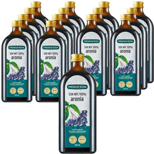 프리미엄로사 데일리원 아로니아 원액, 500ml, 15개